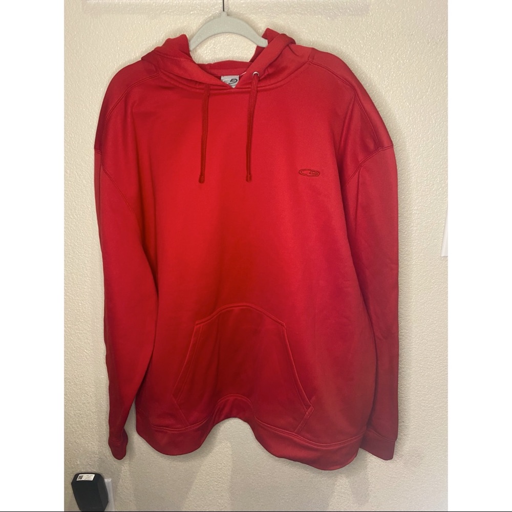 Red champion c9 hoodie
